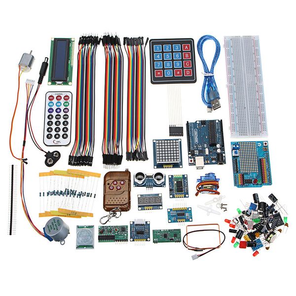 

deluxe uno r3 basic learning module kit starter kits for arduino upgraded general learning suite uno r3 starter kit