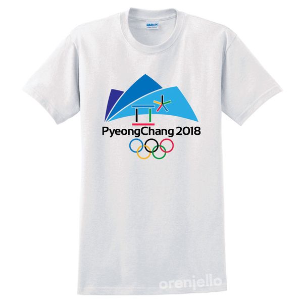 Olympic Games PyeongChang 2018 T-Shirt Long Sleeve S-5XL Choose Color