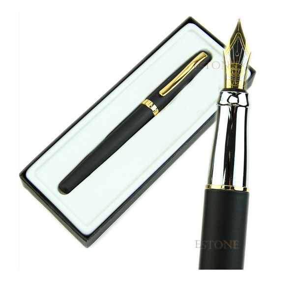 

new black fountain pen duke 209 matte 22kgp m nib set nice gift