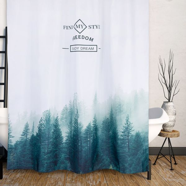 

оранжевый дизайн ванной занавески для душа водонепроницаемый декоративные ткани декорации природа 180x180 мультфильм современный стиль рожде