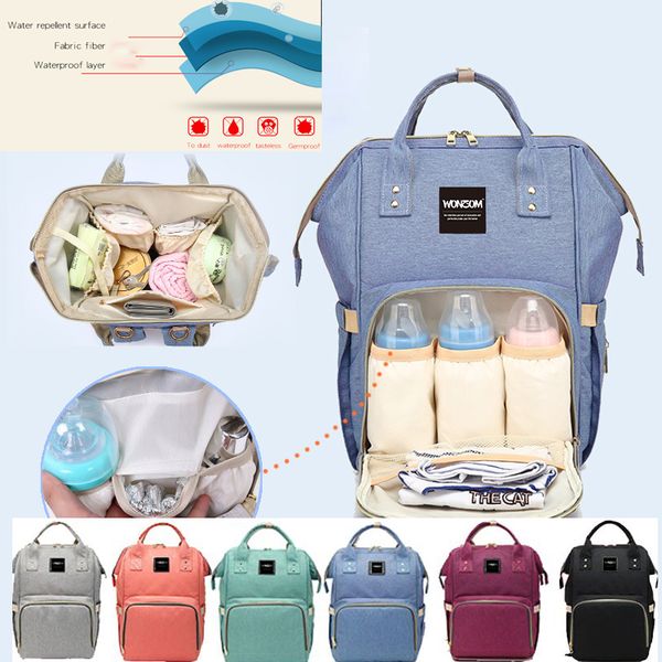 3 Colours Exclusive Large Multifunction Waterproof Baby Nappy Changing Bag