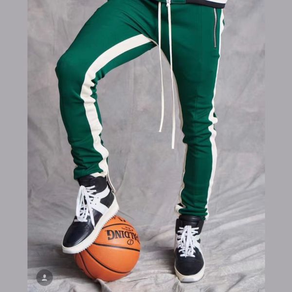 

branded double knit trackpant green color fashion pants for man and woman, Black