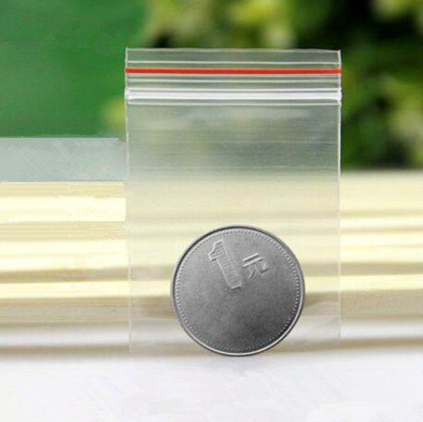 

0.05mm pe clear self sealing zip lock bags plastic package pouches white transparent zipper reclosable packaging bags