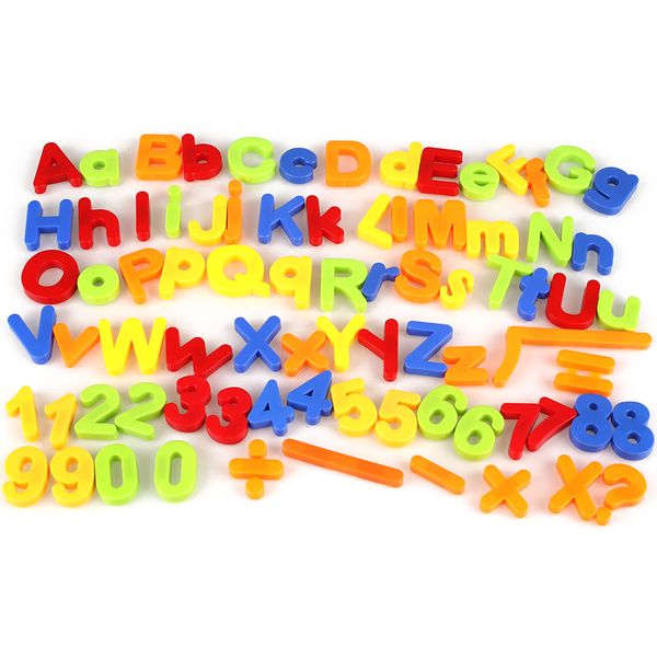 

kids magnetic alphabet letter maths number symbol fridge magnets gift 80pcs