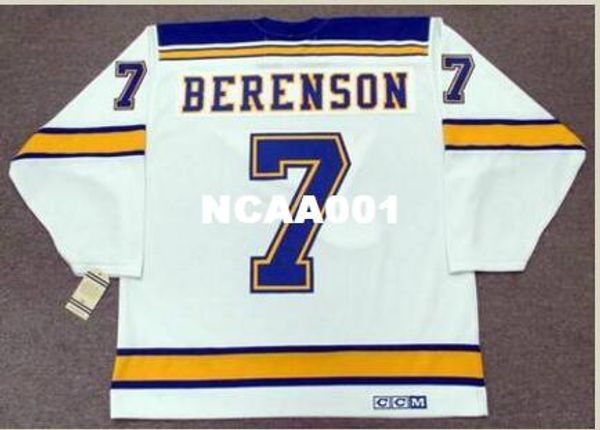 

mens #7 red berenson st. louis blues ccm vintage home hockey jersey or custom any name or number retro jersey, Black;red