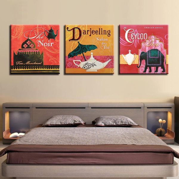 2019 Canvas Pictures Wall Art Home Decor India Elephant Paintings Hd Prints Darjeeling Noir Poster For Living Room Framework From Wallstickerworld