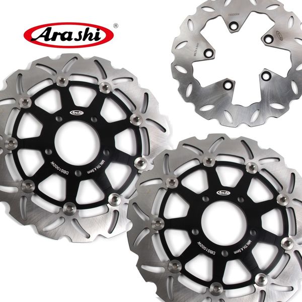 

arashi for suzuki gsx600f 2004 2005 2006 front rear brake rotors disk disc kit gsx 600 750 f gsx600 600f sv650s gsx750f