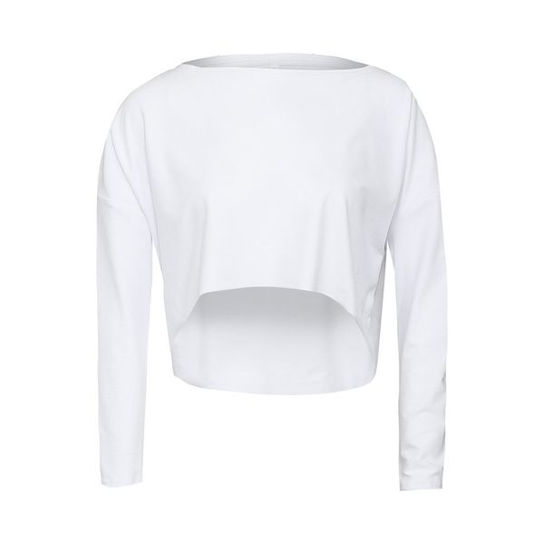 

women's clothing wholesale european and american fashion women's shirts round neck bat sleeves loose women's shirt, White