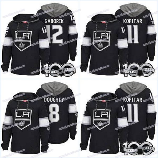 

Men 100th Los Angeles Kings Jerseys 8 Drew Doughty 11 Anze Kopitar 17 Ilya Kovalchuk 41 Sheldon Rempal Hoodies Jerseys Sweatshirts