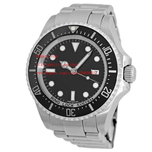 

factory supplier wristwatches 44mm 116660 black ceramic bezel stainless steel automatic mechanical mens men's watch watches, Slivery;brown