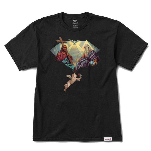 

Diamond Supply Co. Мужская Тринити футболка черный тройник футболки одежда Одежда