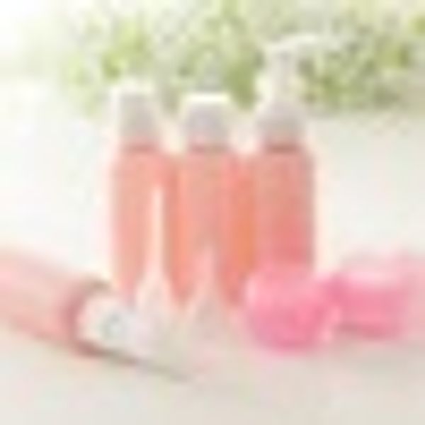 

9 pcs travel cosmetics bottles set refillable package cosmetics plastic pressing spray bottle women girls makeup tools #719