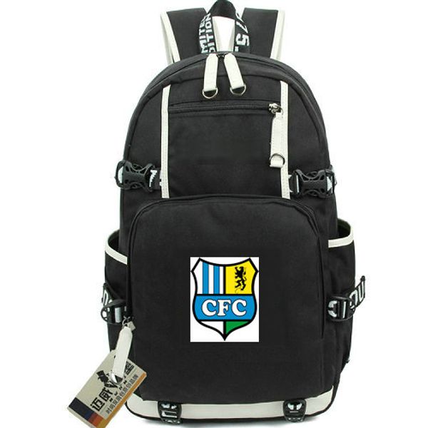 Grosshandel Sky Blues Rucksack Chemnitzer Fc Schultasche Cfc Fussballteam Daypack Fussballverein Schultasche Out Door Rucksack Sporttaschchen Von