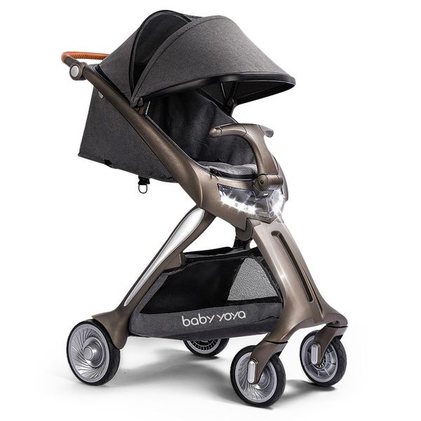 

luxury baby carriage high landscape baby stroller foldbale new fashion pram