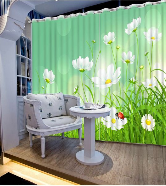 

customize 3d curtains in the living room cartoon flowers 3d curtains blackout kitchen window p curtain