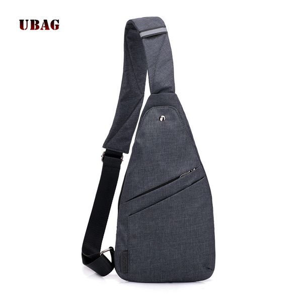 

ubag chest bag men women sling bags casual canvas chest anti theft crossbody bags male shoulder packs