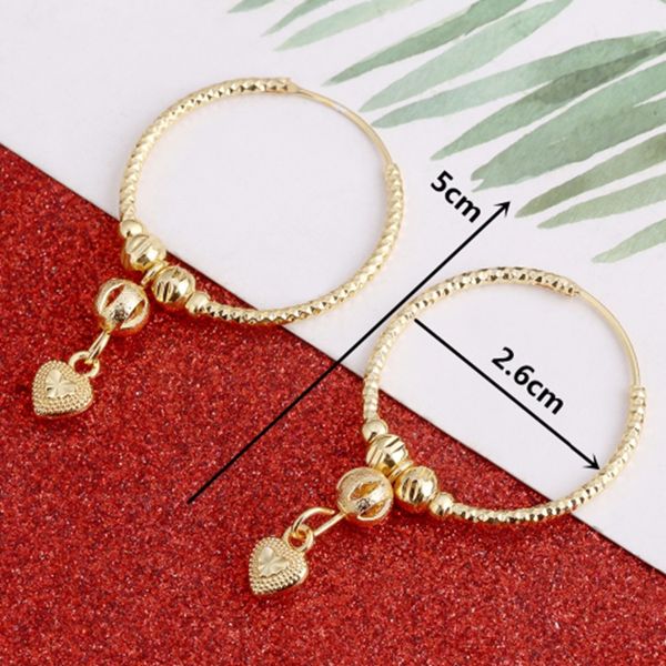 

heart ball earrings stud bead heart round ethiopian africa earring, Silver