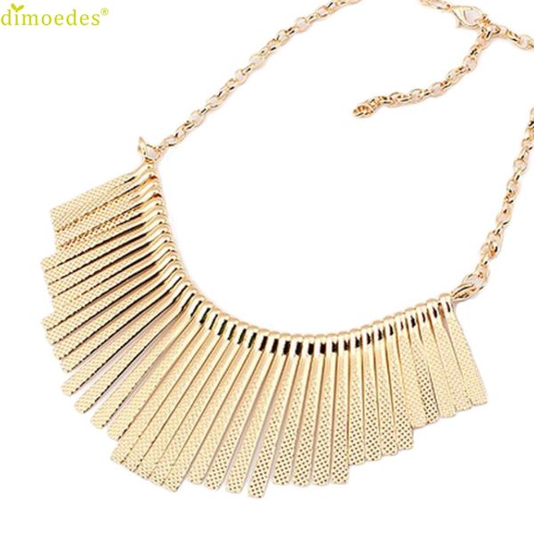 

diomedes creative necklace women 1pc multilayer chain tassels choker bib false collar necklace accessories chain, Silver