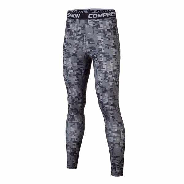 

20017 new running pants mens athletic compression tights sports fitness yoga jogging pants football running leggings trousers, Black;blue