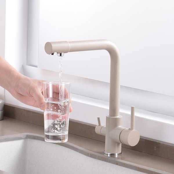 2019 360 Degree Rotation Brass Drinking Filtered Water Kitchen