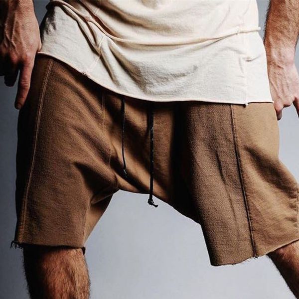 

wholesale-hip hop streetwear trousers mens sweatshort pants summer men short pants masculino homme harem shorts hip hop shorts, White;black