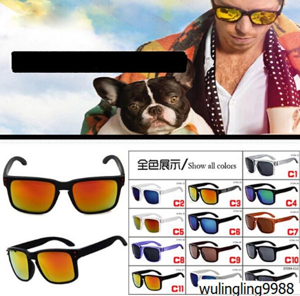 

лето 13 цветов варианты мода солнцезащитные очки женщины спорт солнцезащитные очки мужчины бренд дизайнер на открытом воздухе очки uv400 бес, White;black