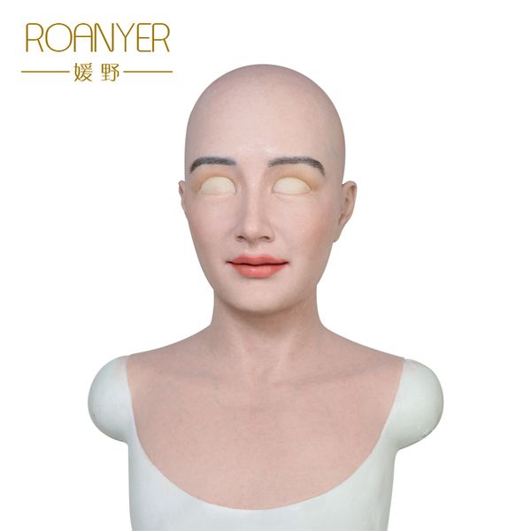Roanyer Mia Realistic Silicone Face Masks For Halloween Latex