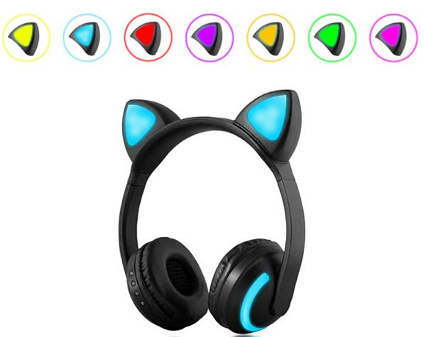 

Price new wirele cat ear bluetooth headphone head et dhl free