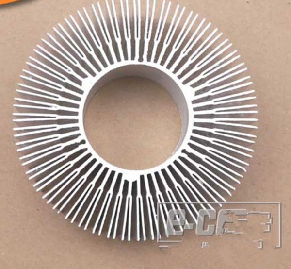 Free Ship 2pcs High Power Circular Led Aluminum Heat Sink Sunflower Radiator 115 50 35mm Household Lamps And Lanterns Cooling