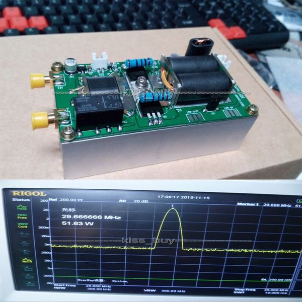 Freeshipping DIY-Kits 70W SSB linearer HF-Leistungsverstärker für YAESU FT-817 KX3 Verstärker