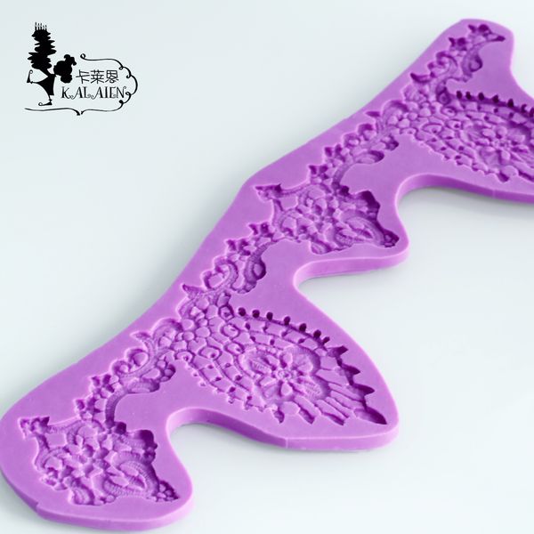 

wholesale- sugar cake art cloth lace decorative pattern mould pattern pendant decoration jewelry flower border mold
