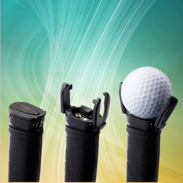 

golf ball retriever training aids 4-prong golf ball pick up grip for putter open pitch accessories training aid tools