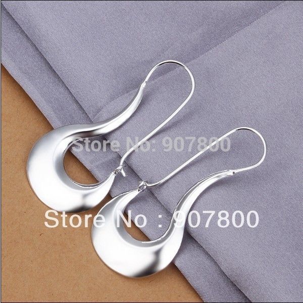 

whole salee338 factory prsilver hoop earrings maw fashion jewelry for women party gifts, Golden;silver