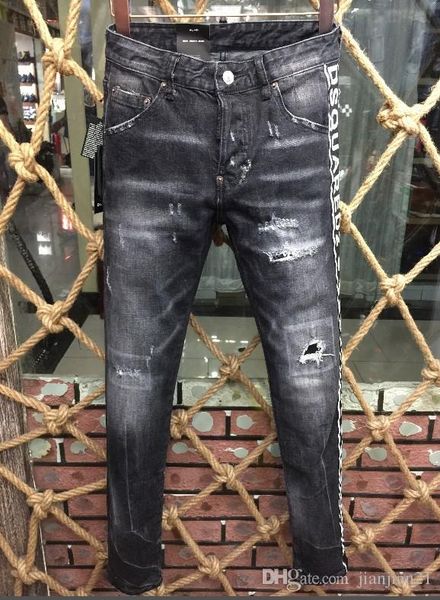 

1722 real explo ion european tide brand d2 jean male micro bottle fa hion wa hed worn lim pant 1722