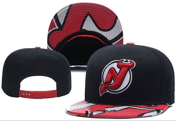 

New cap new jer ey devil hockey napback hat black color cap team hat mix match order all cap hat