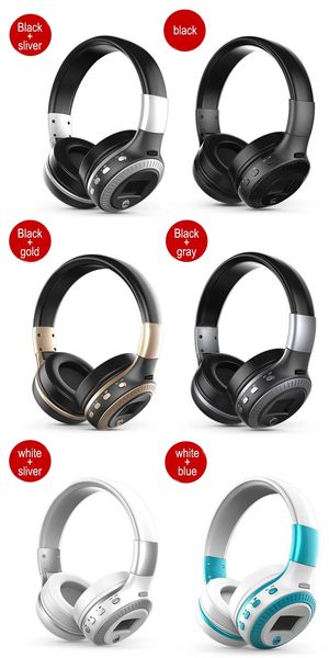 

ZEALOT B19 Bluetooth Headphones Wireless Stereo Earphone Headphone with Mic Headsets Micro-SD Card Slot FM Radio For Phone & PC 2018 good