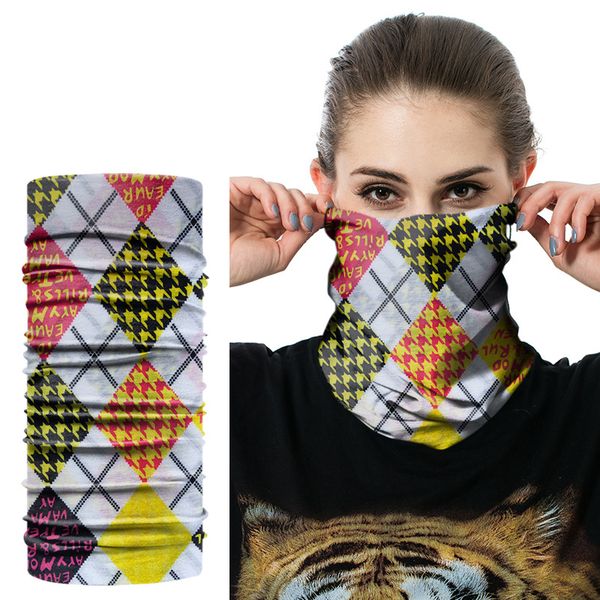 

summer riding headwear anti-uv cycling head scarf magic bike sports headband outdoor bicycle women half face neck guard masks, Black