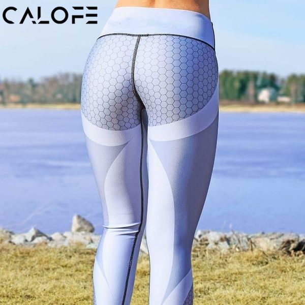 

2018 digital printed women sport yoga pants high waist gym leggings outdoor fitness running jogging femme tight leggings push up, White;red