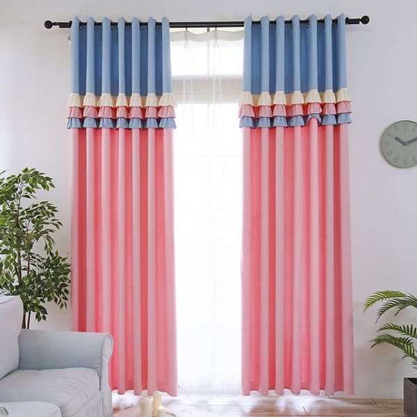 2019 Sweetheart Princess Style Blackout Curtain For Kids Room Girl