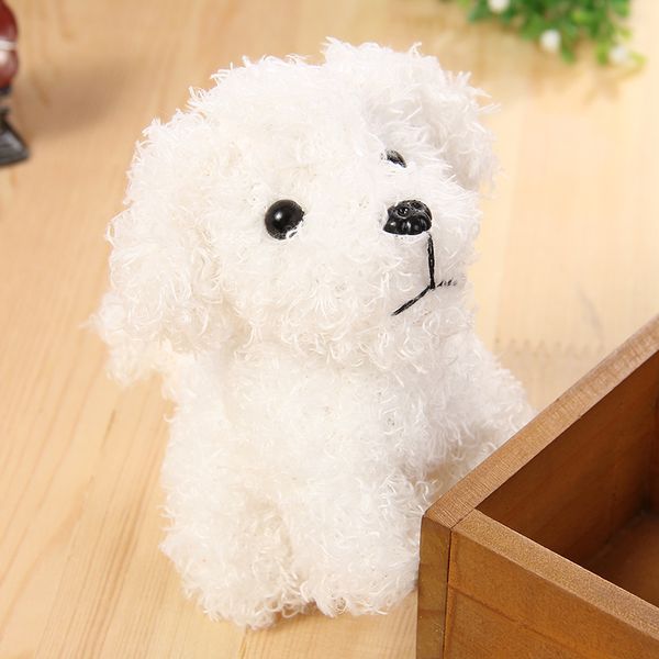 Acheter Peluches Pour Enfants 12cm Kawaii Porte Clés En Peluche Petit Pendentif Chien Blanc Coréen En Peluche Jouets Pour Chiens Peluches Peluche De