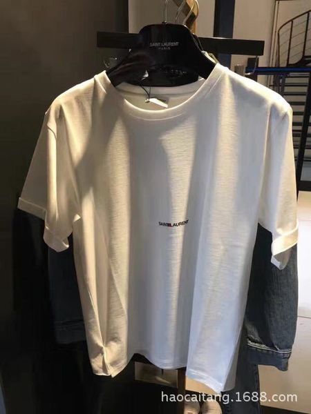 

2018 взлетно-посадочной полосы мода письмо дизайн мужская повседневная хлопок с ко