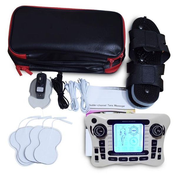 

TENS UNIT/Dual channel output TENS EMS pain relief/Electrical nerve muscle stimulator/Digital therapy massager/Physiotherapy
