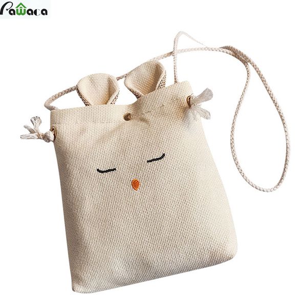 

drawstring bag girls linen hang sack beach ppackage pouch women travel shopping storage shoulder bag 2018 fashion