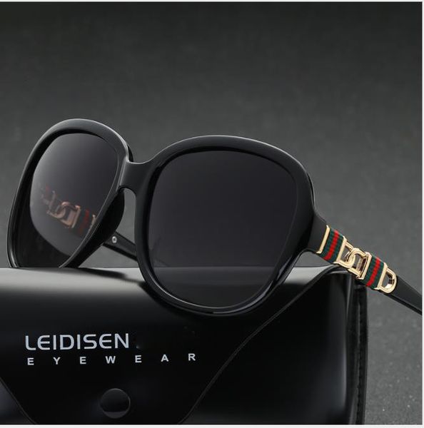 

fashion brand red and green belt polarized lady, sunglasses, sunglasses, sunglasses, White;black