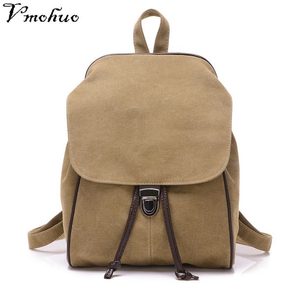 

vmohuo women backpack canvas backpacks for teenagers new female back bags vintage school bag for woman rucksack