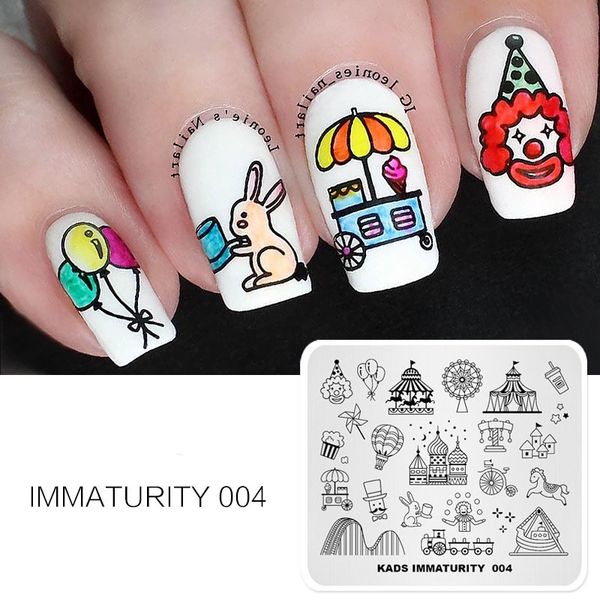 

rolabing new design nail art stamp plates nail manicure templates diy image stamping polish template stencils nails stamp plate, White