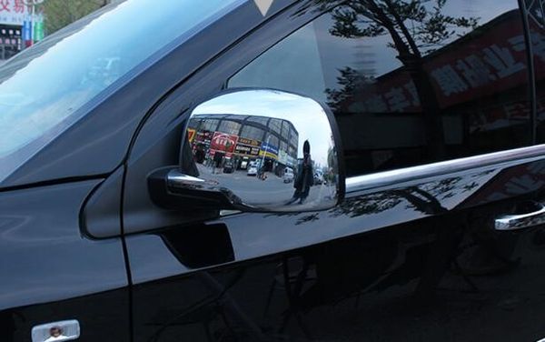 

abs chromes 2pcs car side door mirror decoration cover,rearview guard cover cap for dodge journey 2013-2016