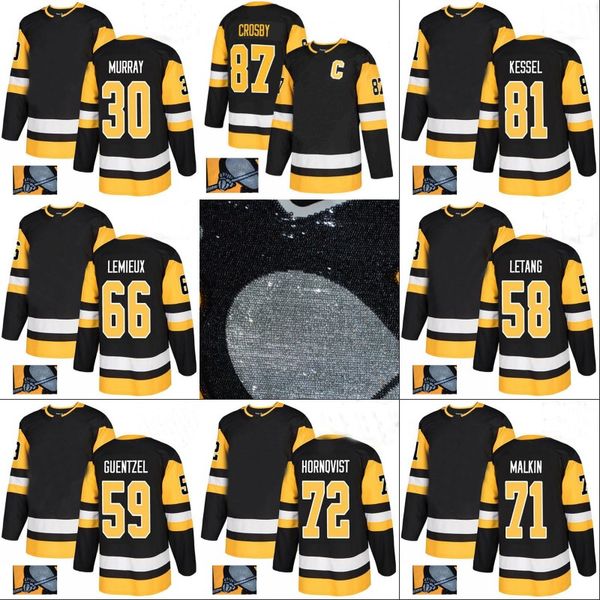 

2018 New Pittsburgh Jersey Matt Murray Conor Sheary Jake Guentzel Carl Hagelin Evgeni Malkin Sidney Crosby Special Embroidery Jerseys