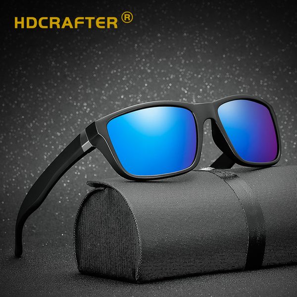 

square sunglasses men polarized uv400 brand design driving sun glasses for male mirrored goggle uv400 gafas de sol hombres, White;black