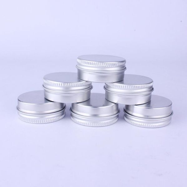 Frete Grátis 15g De Alumínio Lip Gloss Recipiente 15 ml Caixa De Batom De Metal Jar Para Lip balm Embalagem Cosmética LX3048